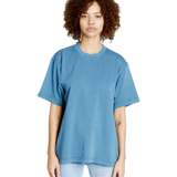 Lane Seven - Unisex Urban Heavyweight Tee - LS16005 in Pigment Pebble Blue — model front view