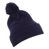 Yupoong Cuffed Knit Beanie with Pom Pom Hat