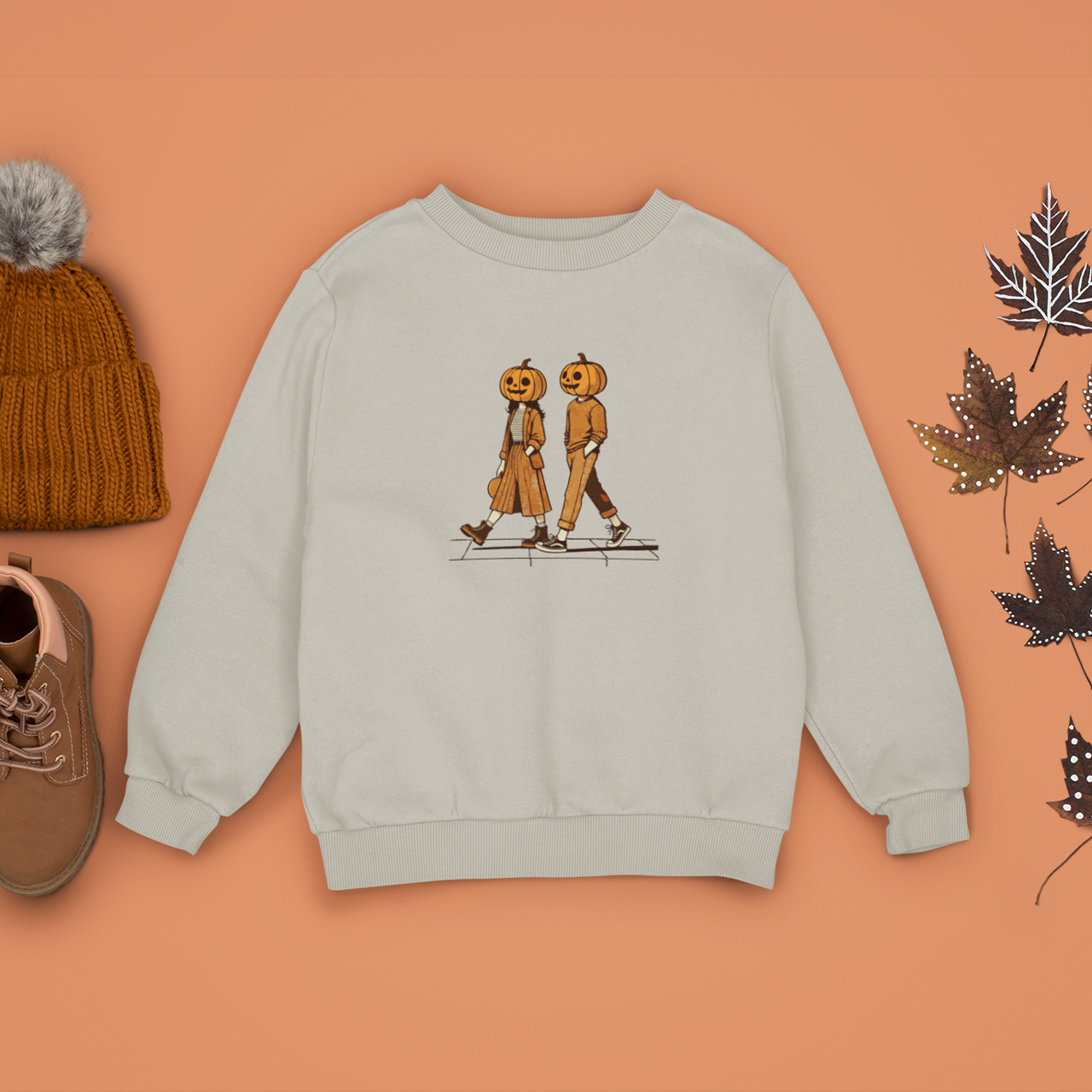 Pumpkin Couple Sweatshirt