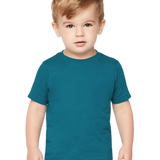 Rabbit Skins - Toddler Fine Jersey T-Shirt - 3321 - Oceanside - Front view on toddler model