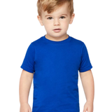 Rabbit Skins - Toddler Fine Jersey T-Shirt - 3321 - Royal - Front view on toddler model