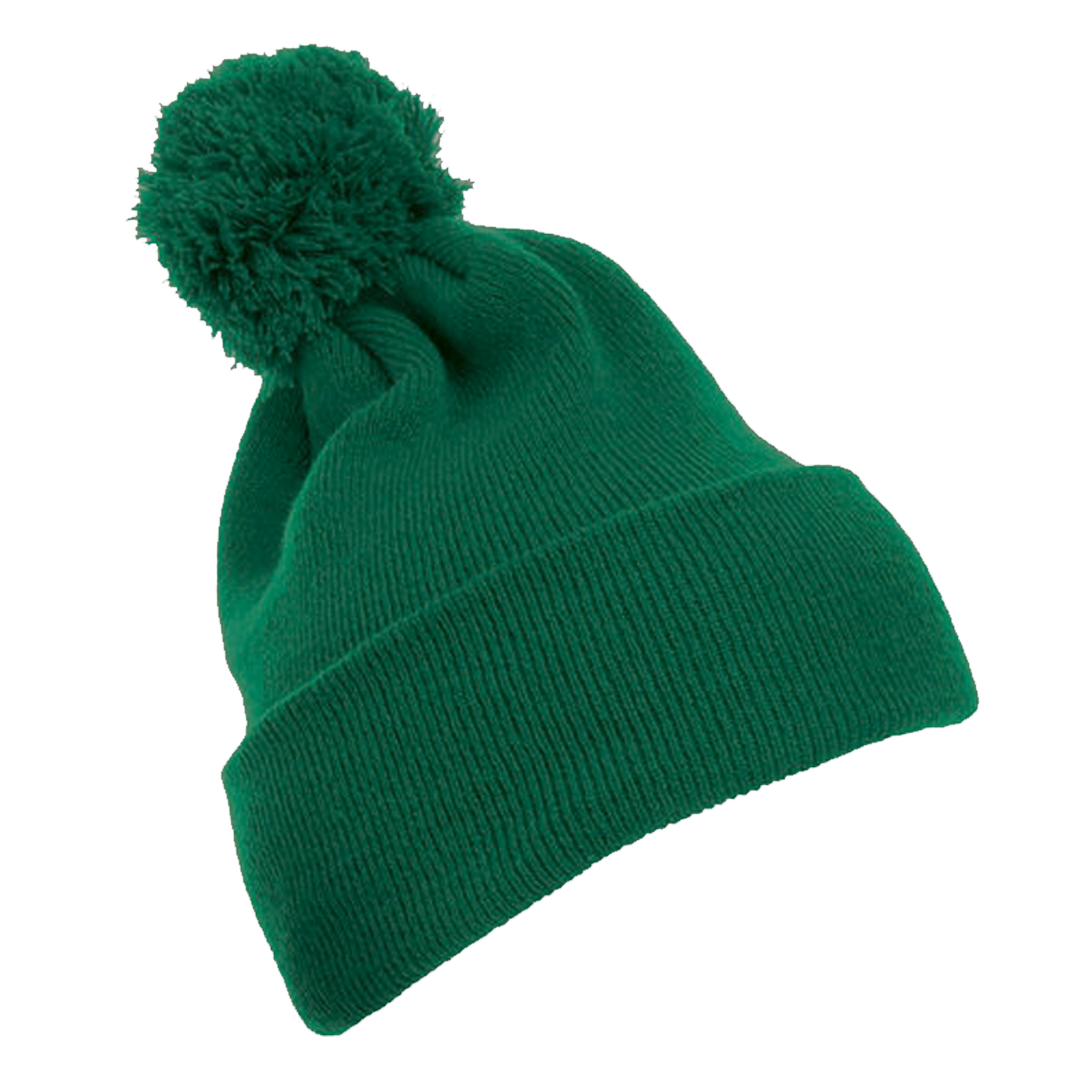 Yupoong Cuffed Knit Beanie with Pom Pom Hat