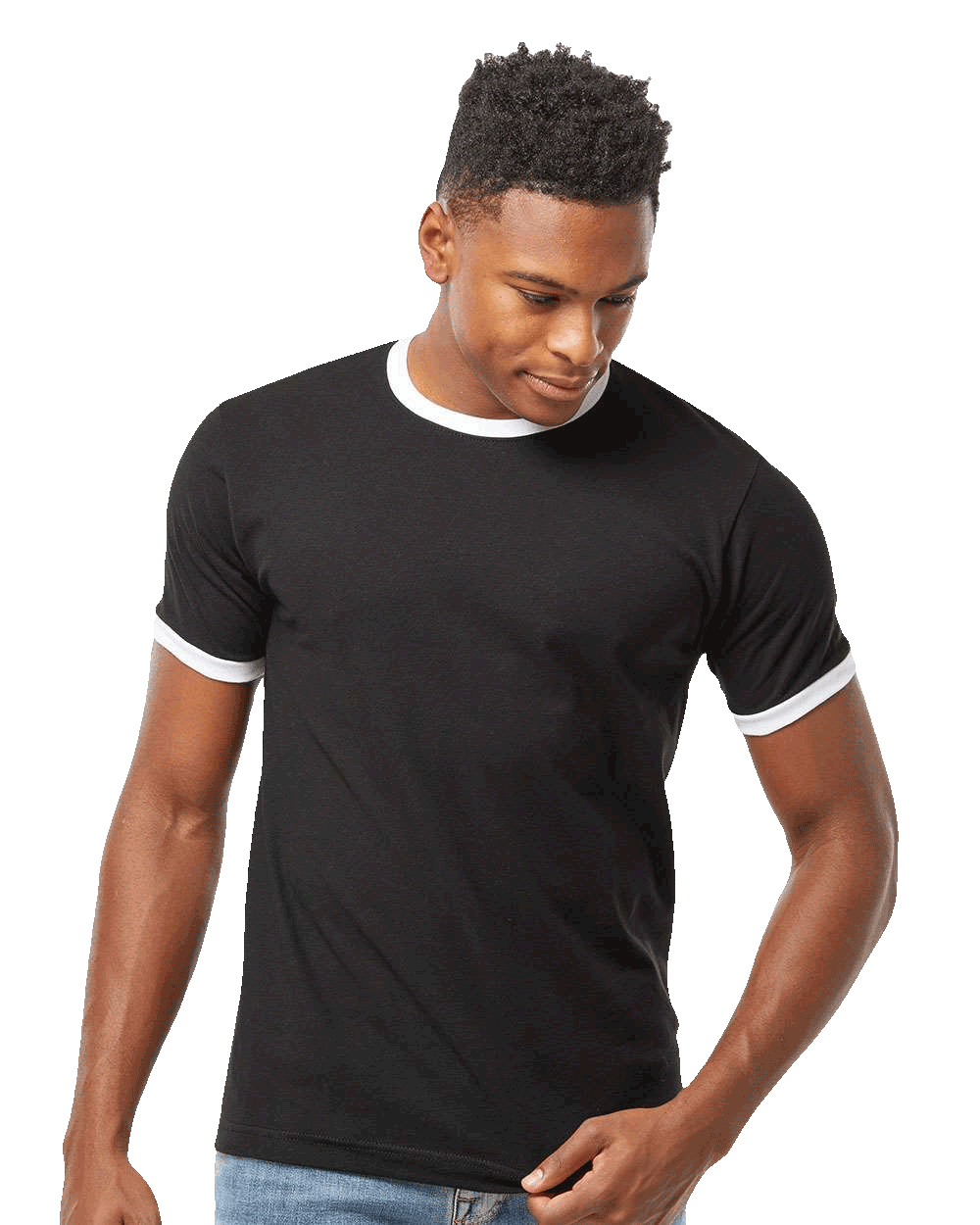 Tultex - Fine Jersey Ringer T-Shirt - 246
