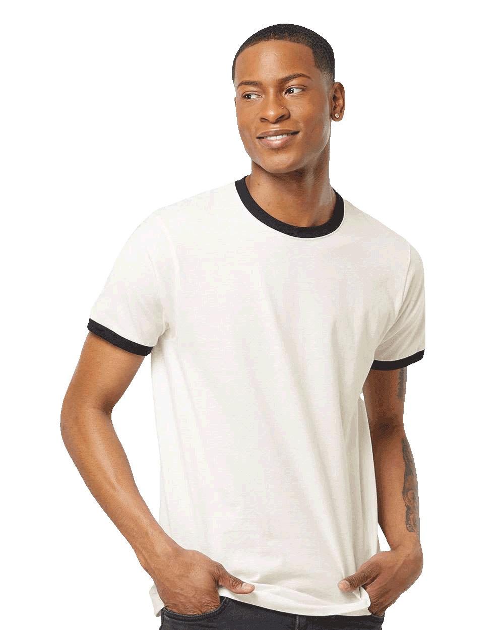 Tultex - Fine Jersey Ringer T-Shirt - 246