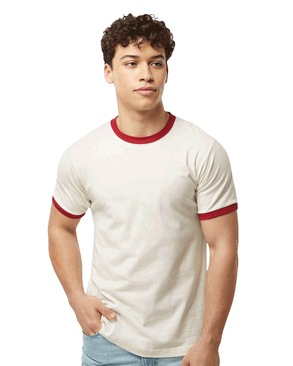 Tultex - Fine Jersey Ringer T-Shirt - 246