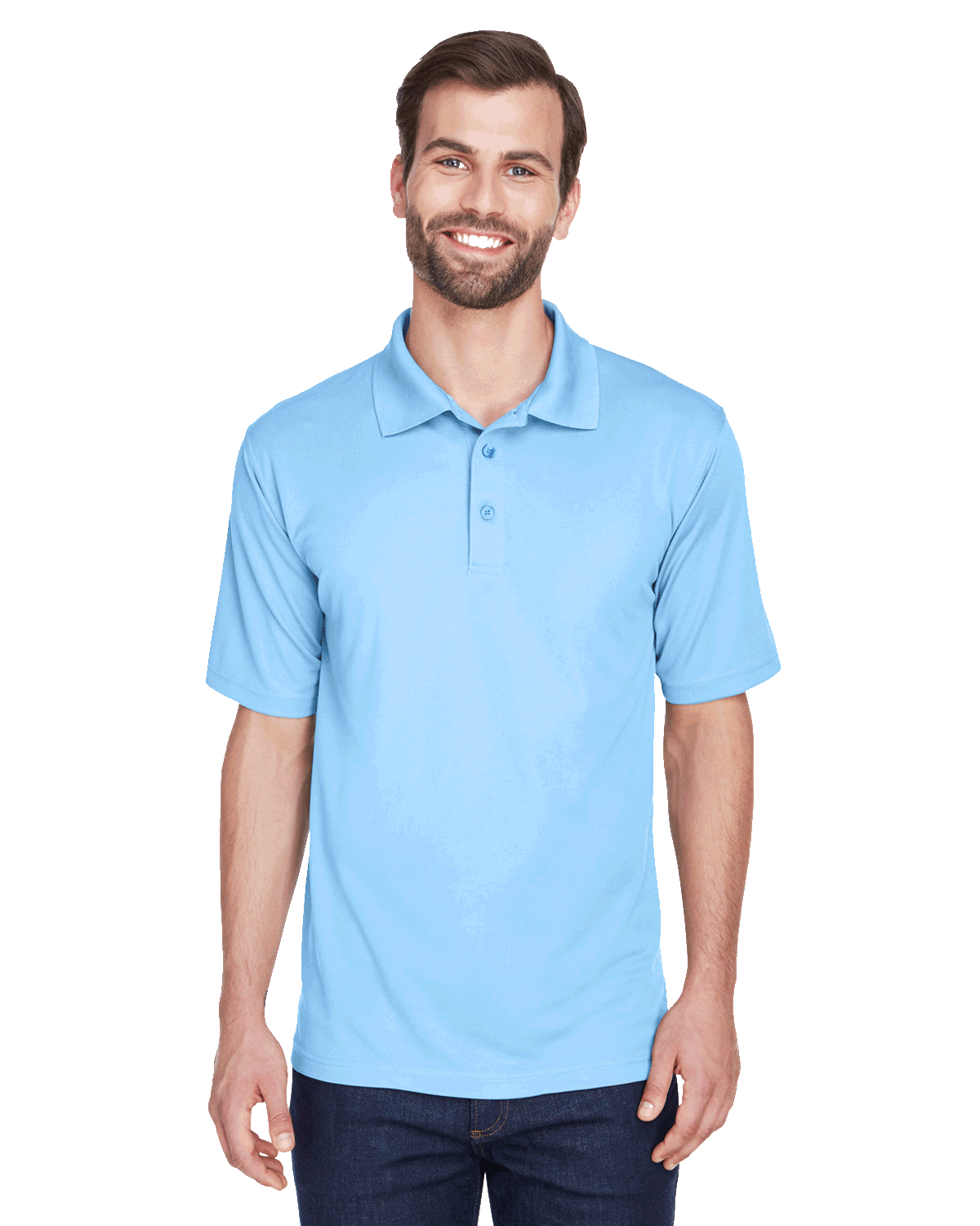 UltraClub Men's Cool & Dry Mesh Piqué Polo