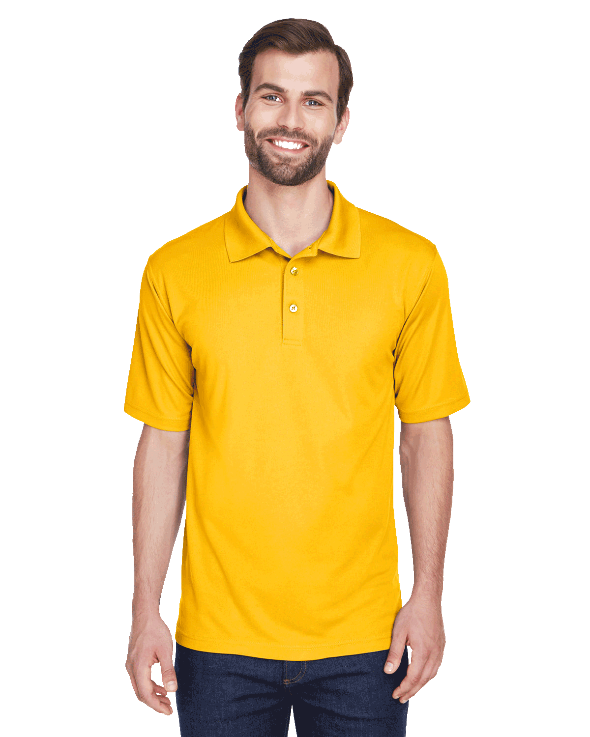 UltraClub Men's Cool & Dry Mesh Piqué Polo