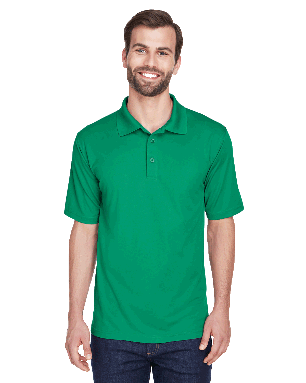 UltraClub Men's Cool & Dry Mesh Piqué Polo