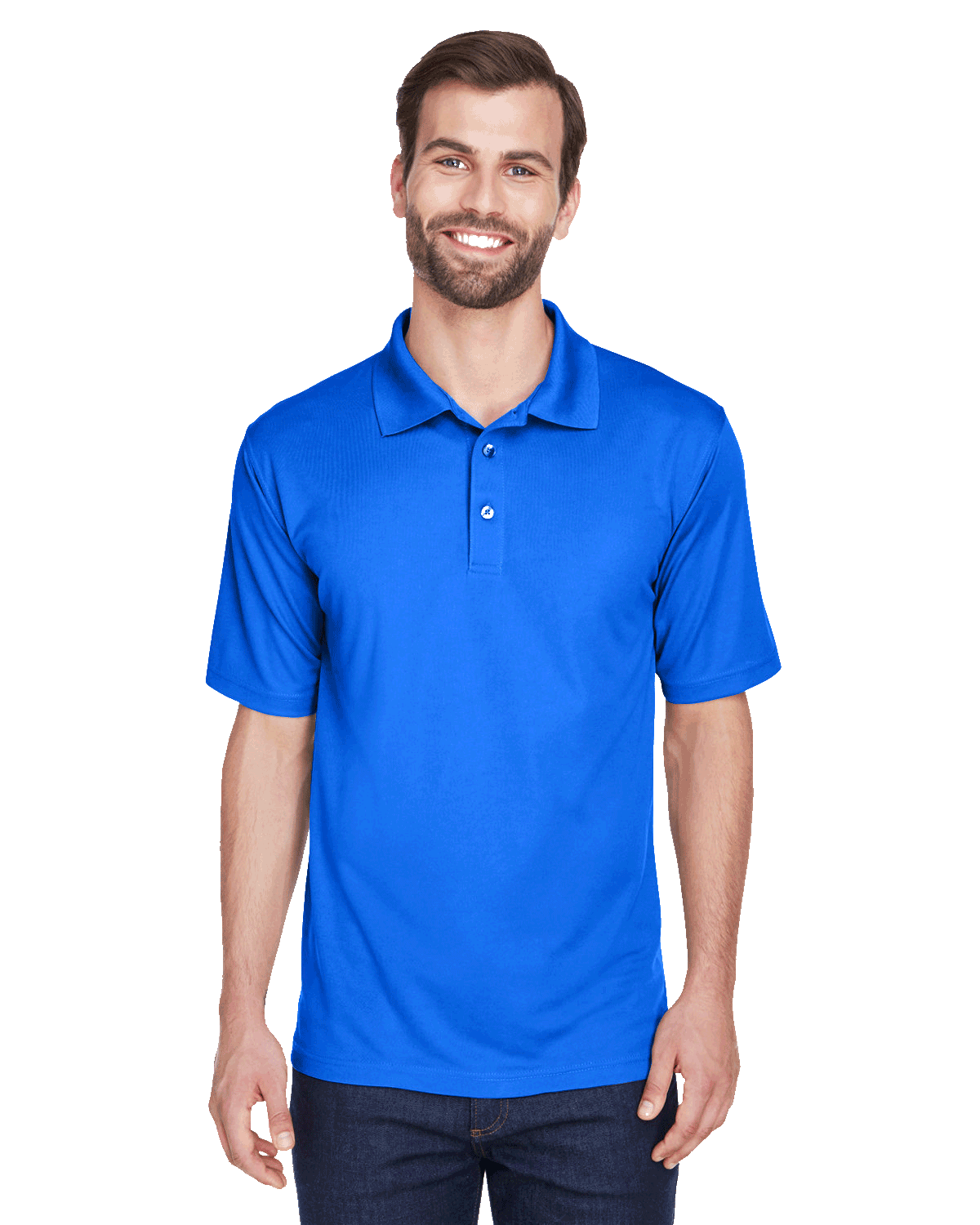 UltraClub Men's Cool & Dry Mesh Piqué Polo