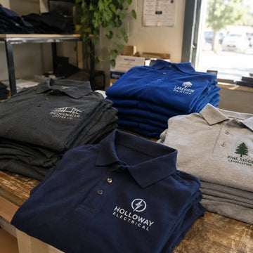 Custom Polo Shirts With Logo mockup preview